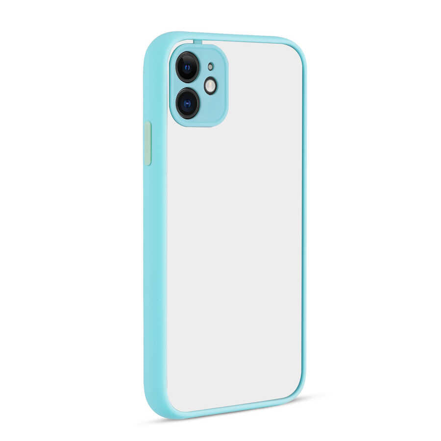 iPhone 12 Mini Kılıf Zore Hux Kılıf - Turkuaz