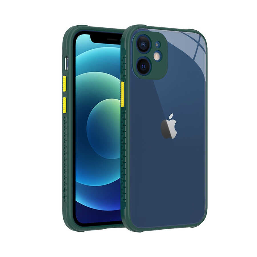 iPhone 12 Mini Kılıf Zore Kaff Kılıf - Koyu Yeşil