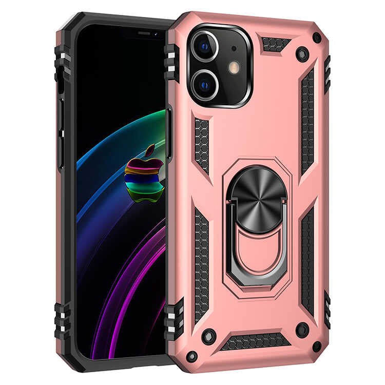 iPhone 12 Mini Kılıf Zore Vega Kılıf - Rose Gold