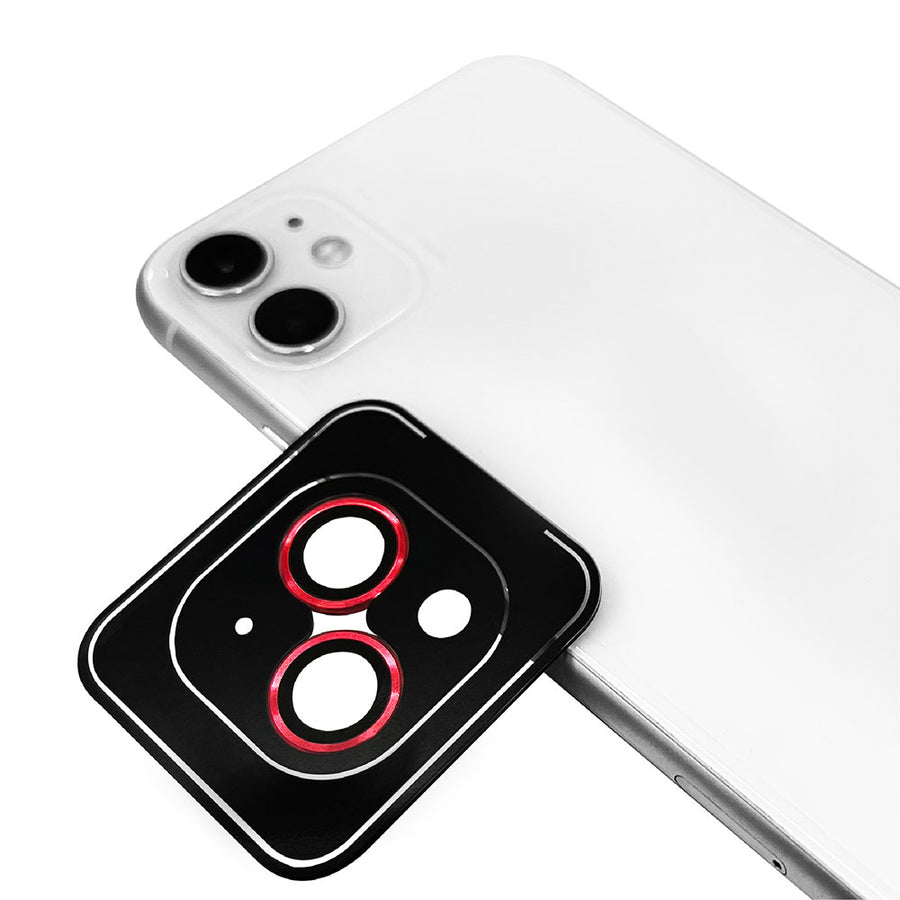 iPhone 12 Mini Zore CL-09 Kamera Lens Koruyucu - Kırmızı