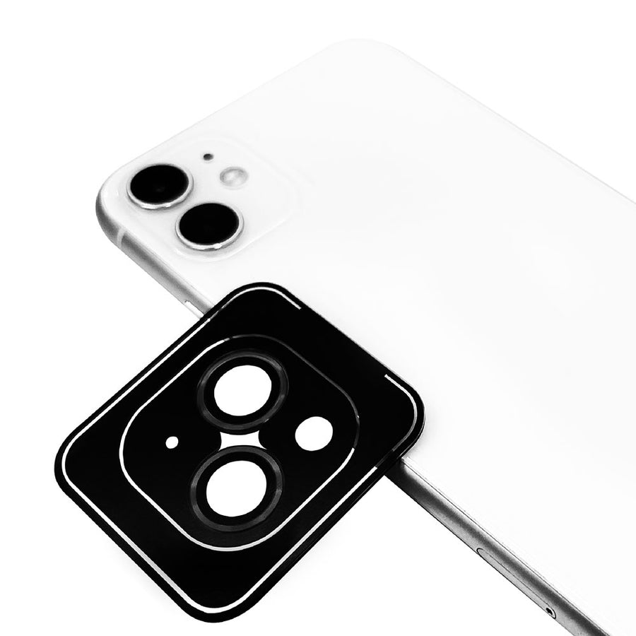 iPhone 12 Mini Zore CL-09 Kamera Lens Koruyucu - Siyah