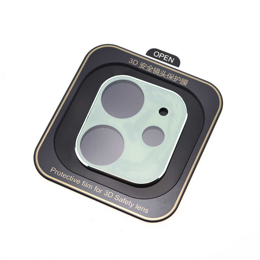 iPhone 12 Mini Zore Kamera Koruyucu - Yeşil