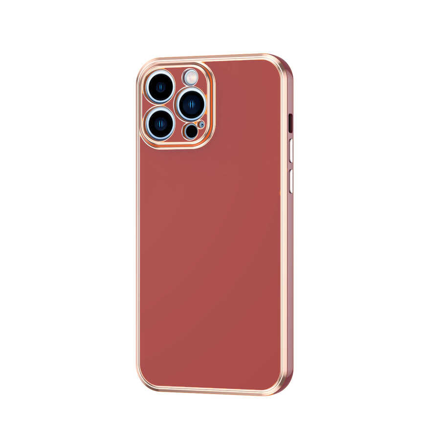 iPhone 12 Pro Kılıf Zore Bark Kılıf - Kahverengi