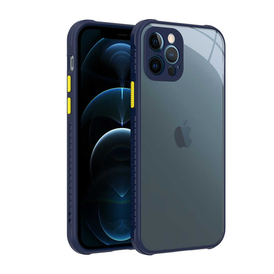iPhone 12 Pro Kılıf Zore Kaff Kılıf - Lacivert
