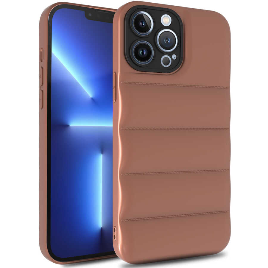 iPhone 12 Pro Kılıf Zore Kasis Kılıf - Kahverengi