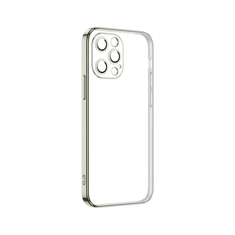 iPhone 12 Pro Kılıf Zore Krep Kılıf - Gümüş