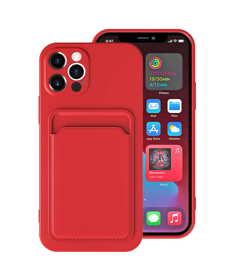 iPhone 12 Pro Kılıf Zore Ofix Kılıf - Kırmızı