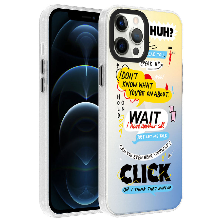 iPhone 12 Pro Max Kılıf Desenli Zore Dragon Sert Kılıf - Kelimeler