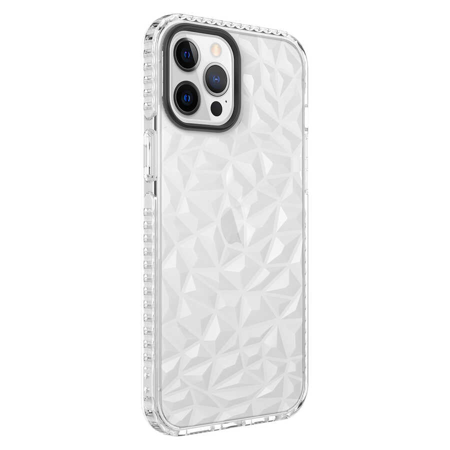 iPhone 12 Pro Max Kılıf Zore Buzz Kılıf - Beyaz