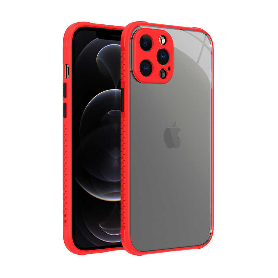 iPhone 12 Pro Max Kılıf Zore Kaff Kılıf - Kırmızı