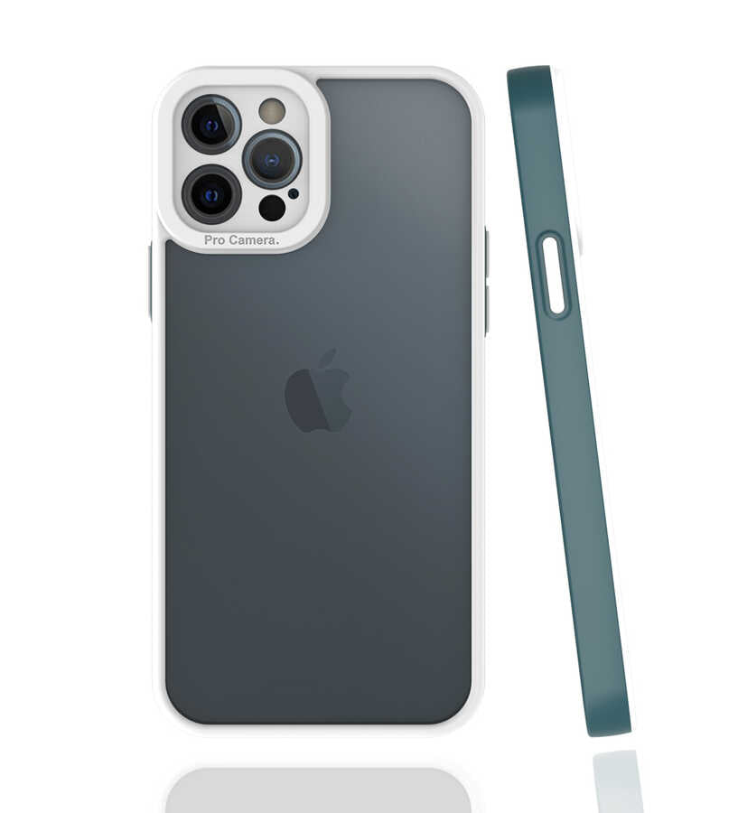 iPhone 12 Pro Max Kılıf Zore Mima Kılıf - Koyu Yeşil