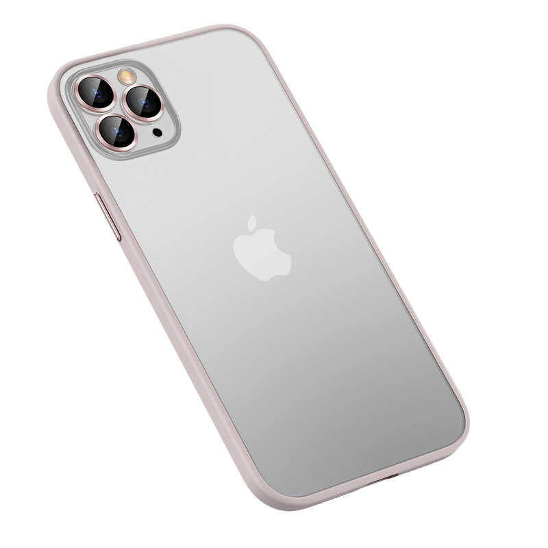 iPhone 12 Pro Max Kılıf Zore Retro Kılıf - Rose Gold