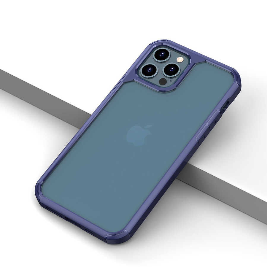 iPhone 12 Pro Max Kılıf Zore Roll Kılıf - Mavi