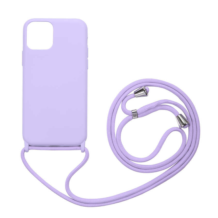 iPhone 12 Pro Max Kılıf Zore Ropi Kılıf - Mor