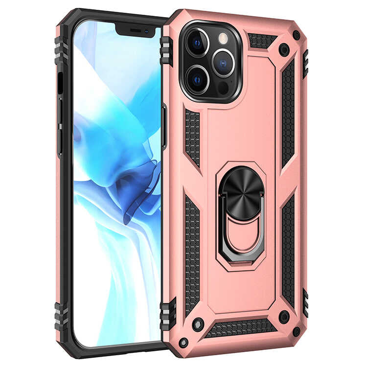 iPhone 12 Pro Max Kılıf Zore Vega Kılıf - Rose Gold