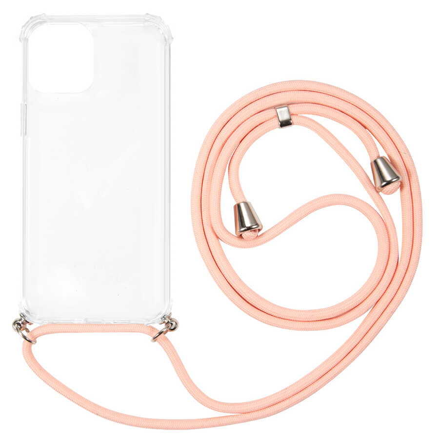 iPhone 12 Pro Max Kılıf Zore X-Rop Kılıf - Renksiz