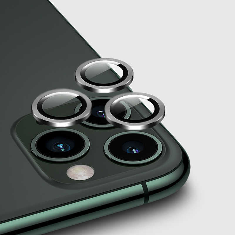 iPhone 12 Pro Zore CL-01 Kamera Lens Koruyucu - Gri
