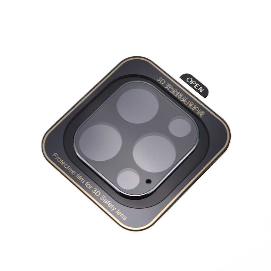 iPhone 12 Pro Zore Kamera Koruyucu - Siyah