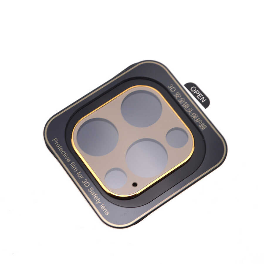 iPhone 12 Pro Zore Kamera Koruyucu - Gold