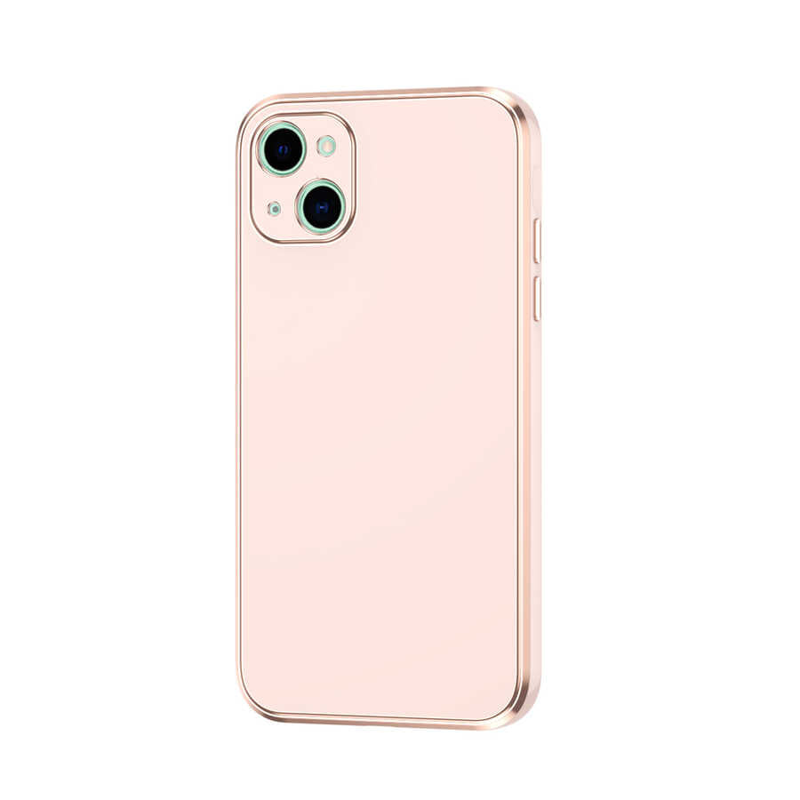 iPhone 13 Kılıf Zore Bark Kılıf - Rose Gold
