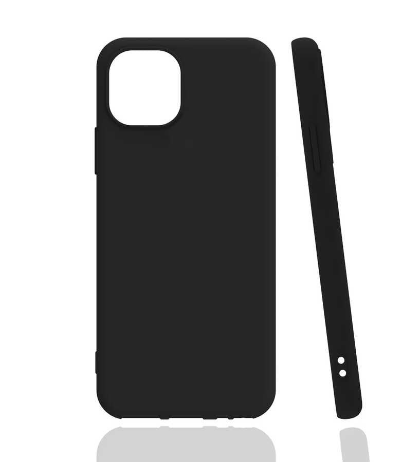 iPhone 13 Kılıf Zore Biye Silikon - Siyah