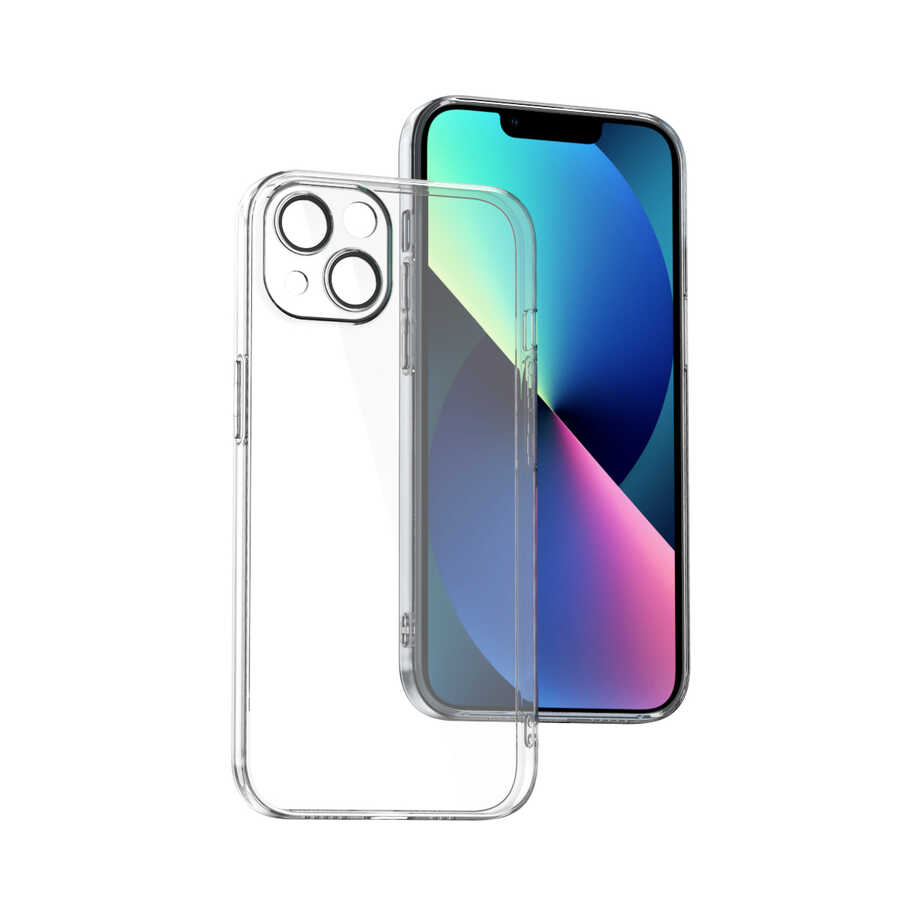iPhone 13 Kılıf Zore Fizy Kılıf - Renksiz