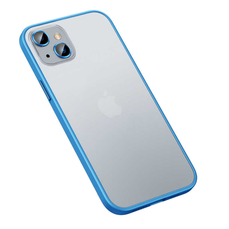 iPhone 13 Kılıf Zore Retro Kılıf - Mavi