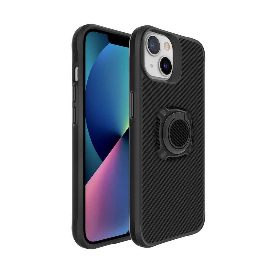 iPhone 13 Kılıf Zore Timo Kılıf - Siyah