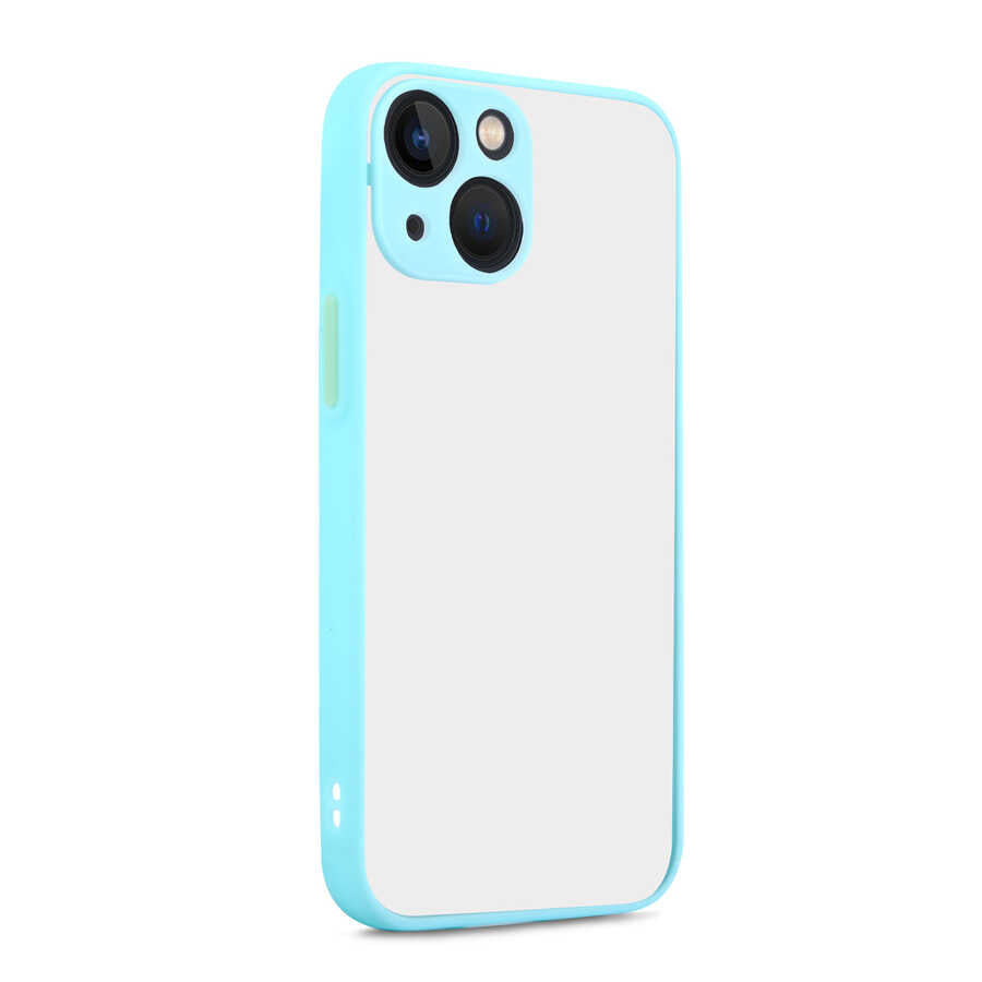 iPhone 13 Mini Kılıf Zore Hux Kılıf - Turkuaz