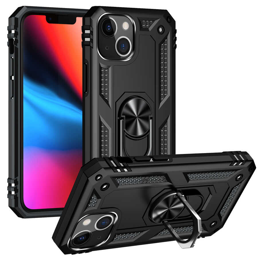 iPhone 13 Mini Kılıf Zore Vega Kılıf - Siyah