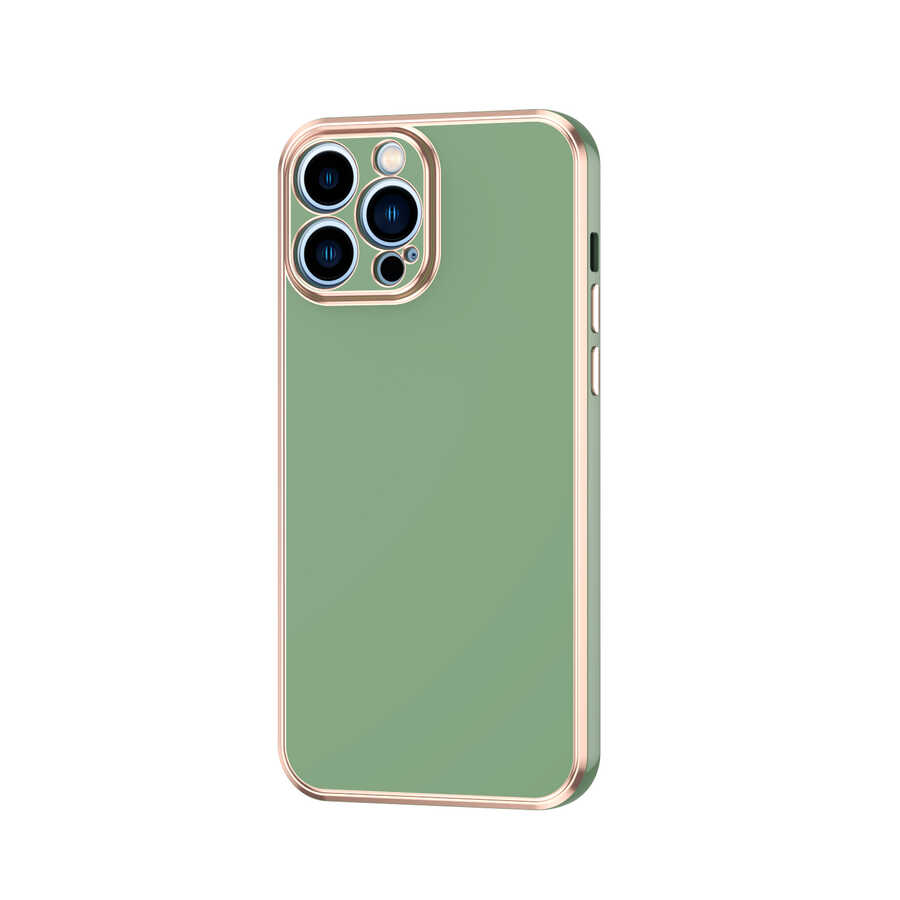 iPhone 13 Pro Kılıf Zore Bark Kılıf - Açık Yeşil