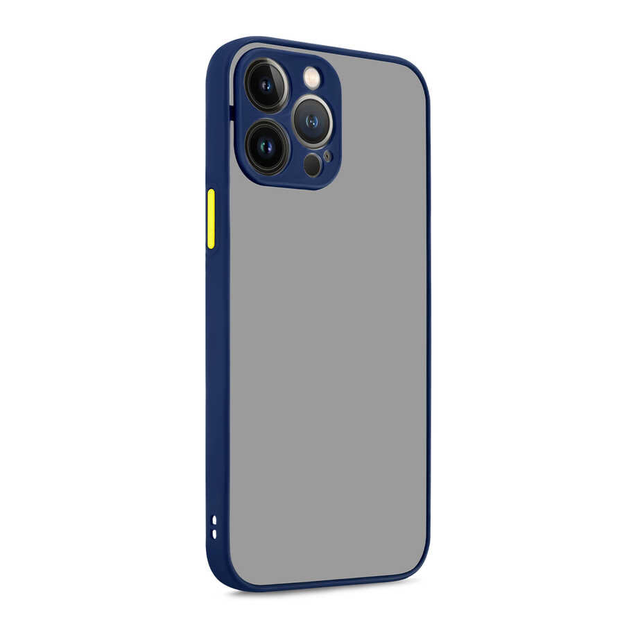 iPhone 13 Pro Kılıf Zore Hux Kılıf - Lacivert
