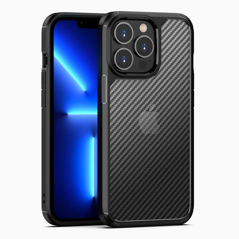 iPhone 13 Pro Kılıf Zore İnoks Kılıf - Siyah