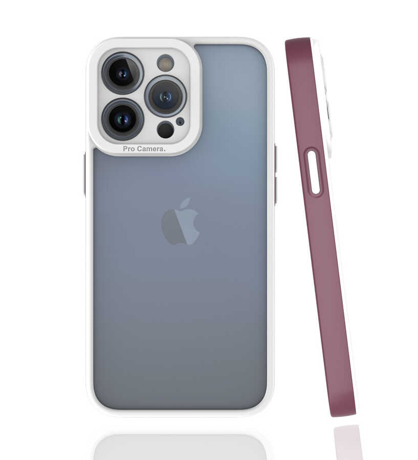 iPhone 13 Pro Kılıf Zore Mima Kılıf - Mürdüm