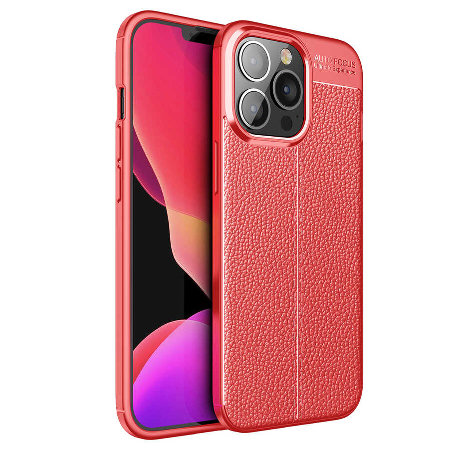 iPhone 13 Pro Kılıf Zore Niss Silikon Kılıf - Kırmızı