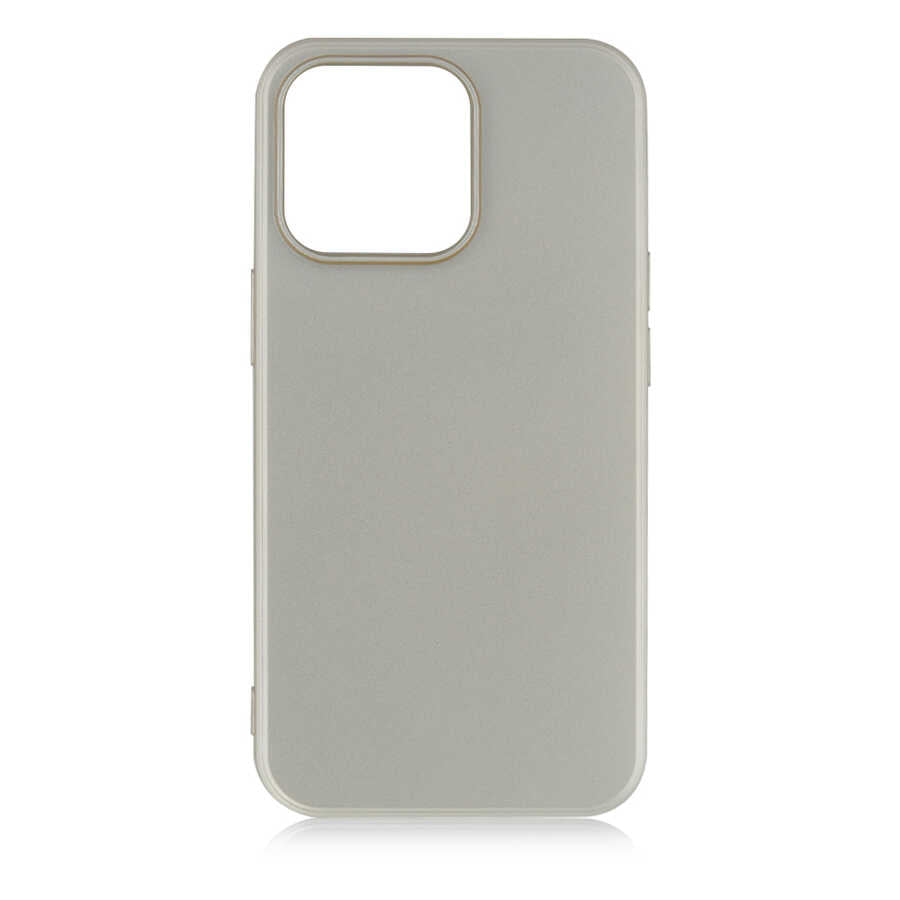 iPhone 13 Pro Kılıf Zore Premier Silikon Kılıf - Gold