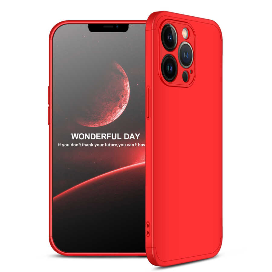 iPhone 13 Pro Max Kılıf Zore Ays Kılıf - Kırmızı