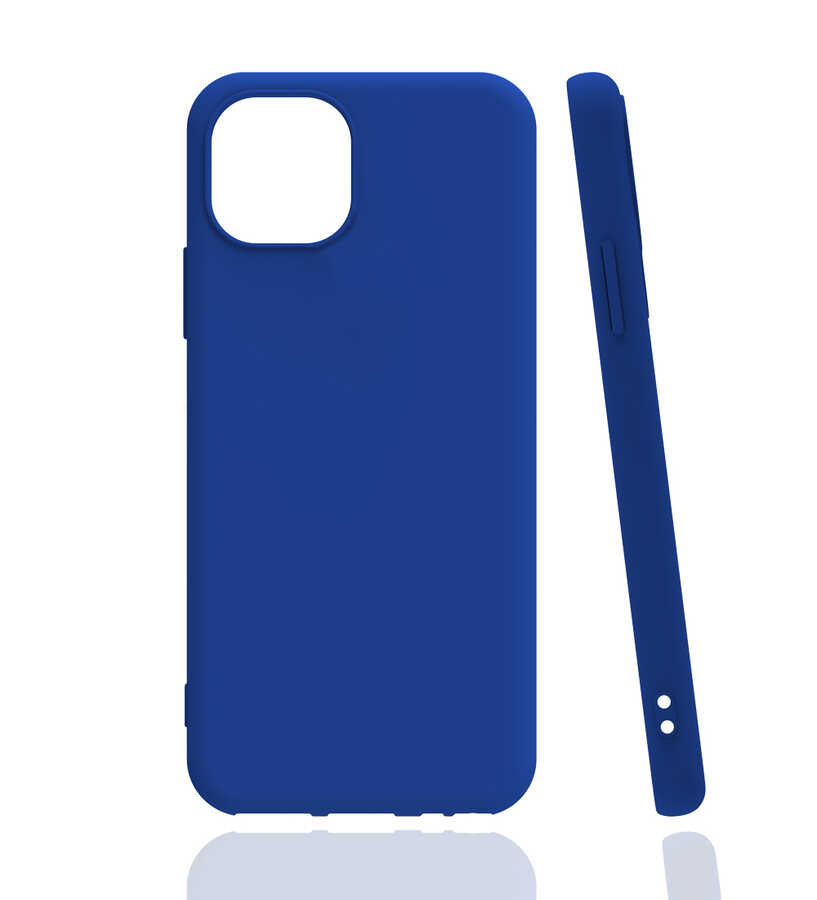 iPhone 13 Pro Max Kılıf Zore Biye Silikon - Mavi