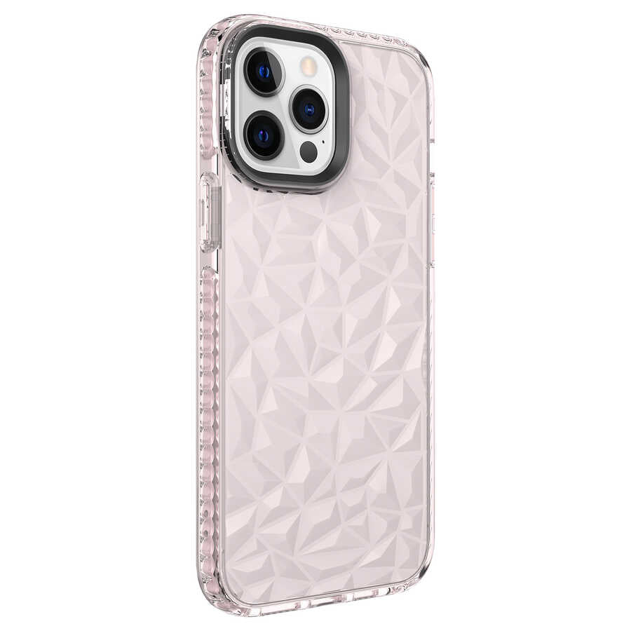 iPhone 13 Pro Max Kılıf Zore Buzz Kılıf - Pembe