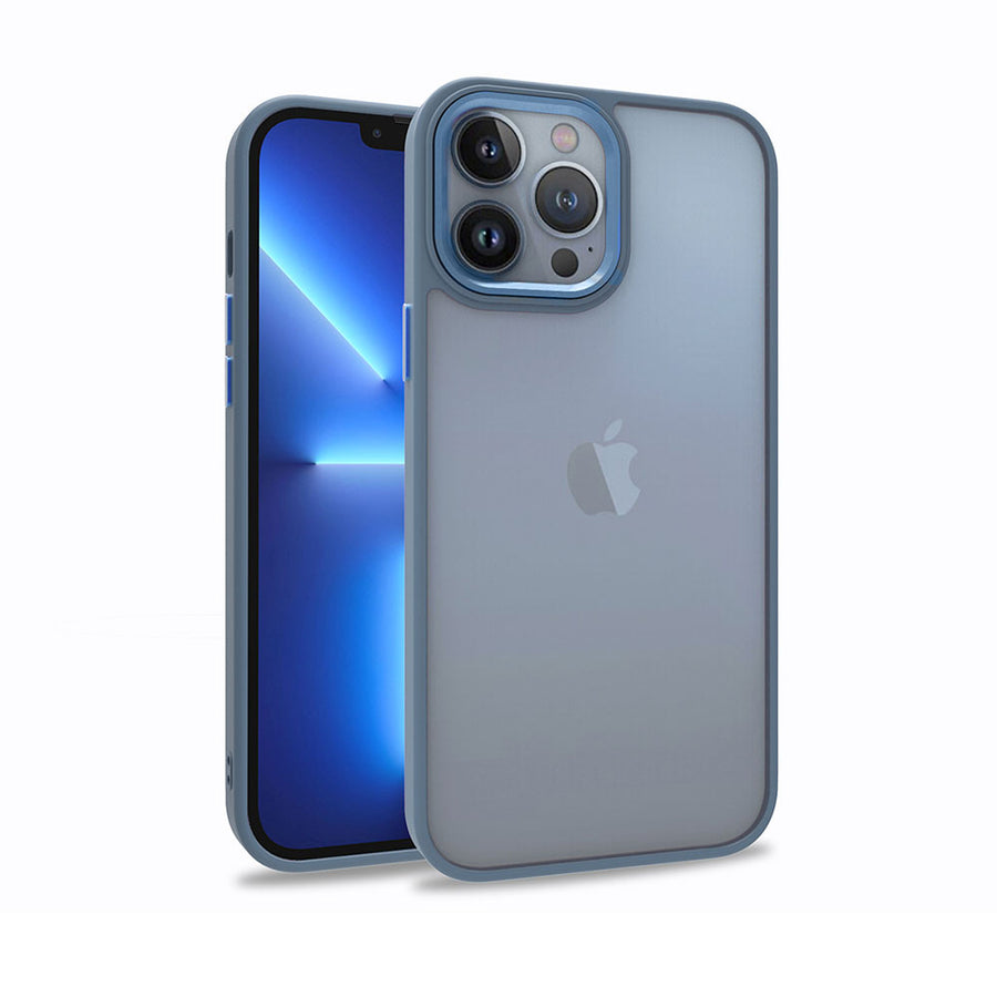 iPhone 13 Pro Max Kılıf Zore Flora Kılıf - Sierra Mavi