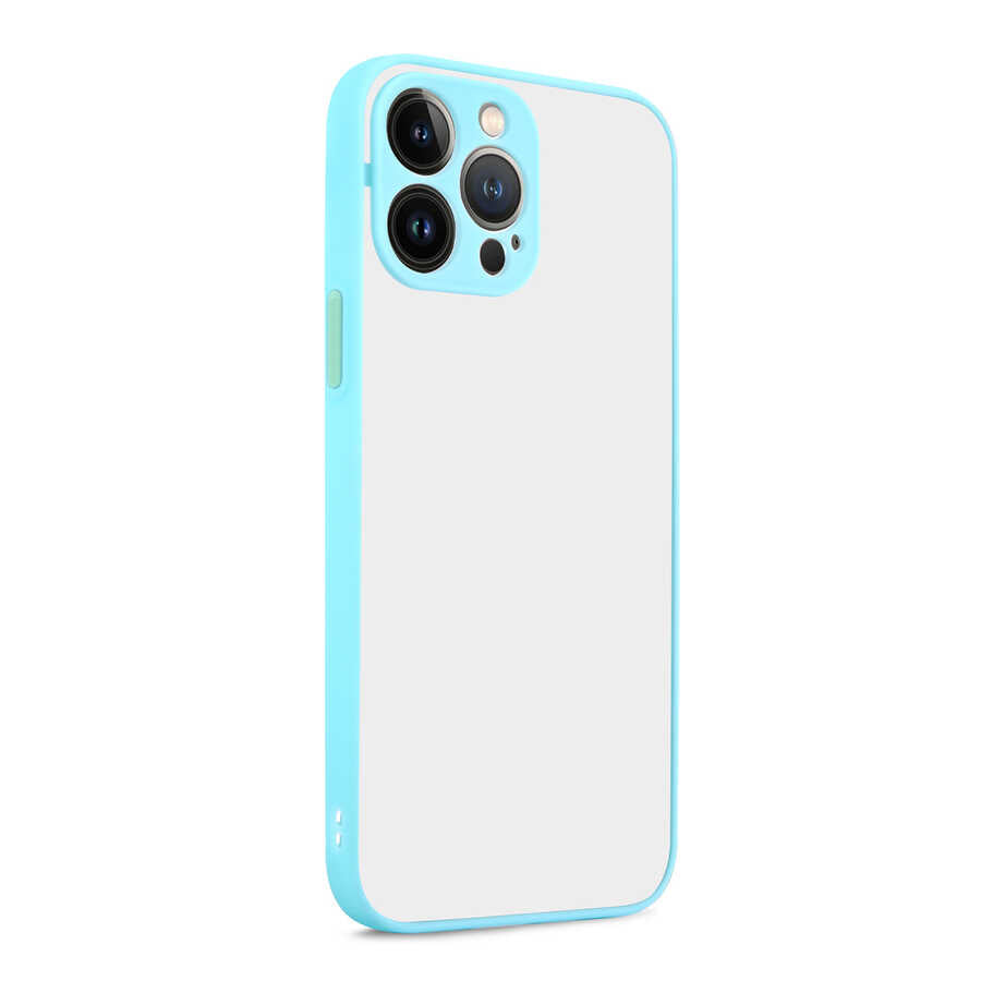 iPhone 13 Pro Max Kılıf Zore Hux Kılıf - Turkuaz