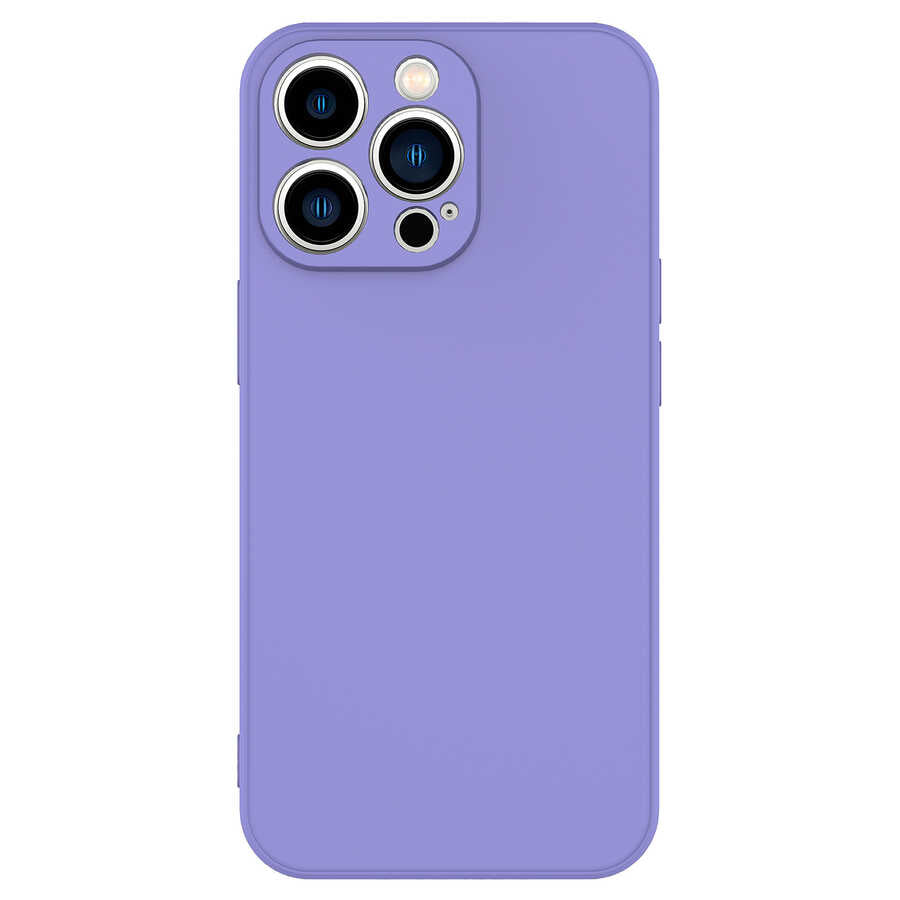 Apple iPhone 13 Pro Max Kılıf Zore Mara Lansman Kapak - Lila