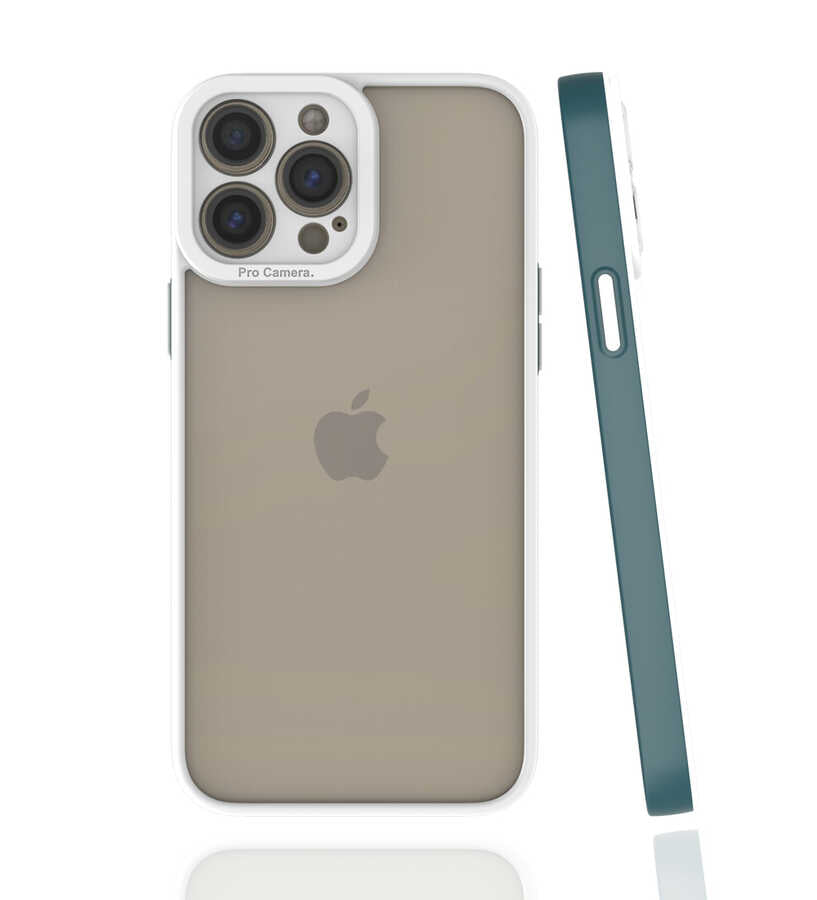 iPhone 13 Pro Max Kılıf Zore Mima Kılıf - Koyu Yeşil