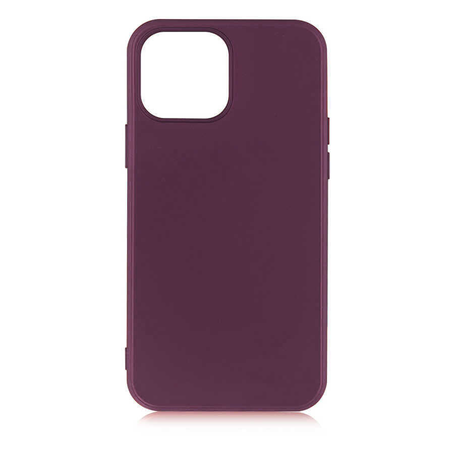 iPhone 13 Pro Max Kılıf Zore Premier Silikon Kılıf - Mürdüm