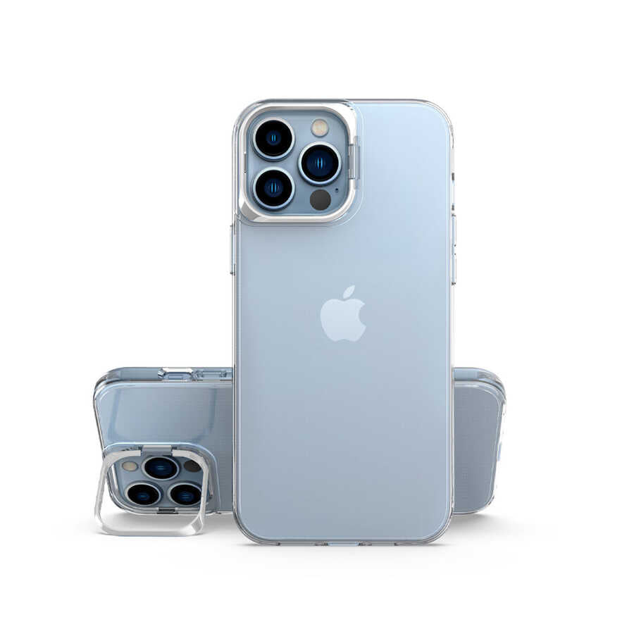 iPhone 13 Pro Max Kılıf Zore Skuba Kılıf - Gümüş
