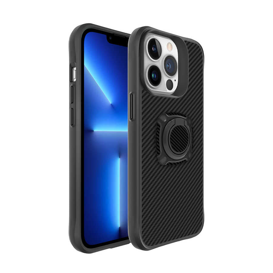 iPhone 13 Pro Max Kılıf Zore Timo Kılıf - Siyah
