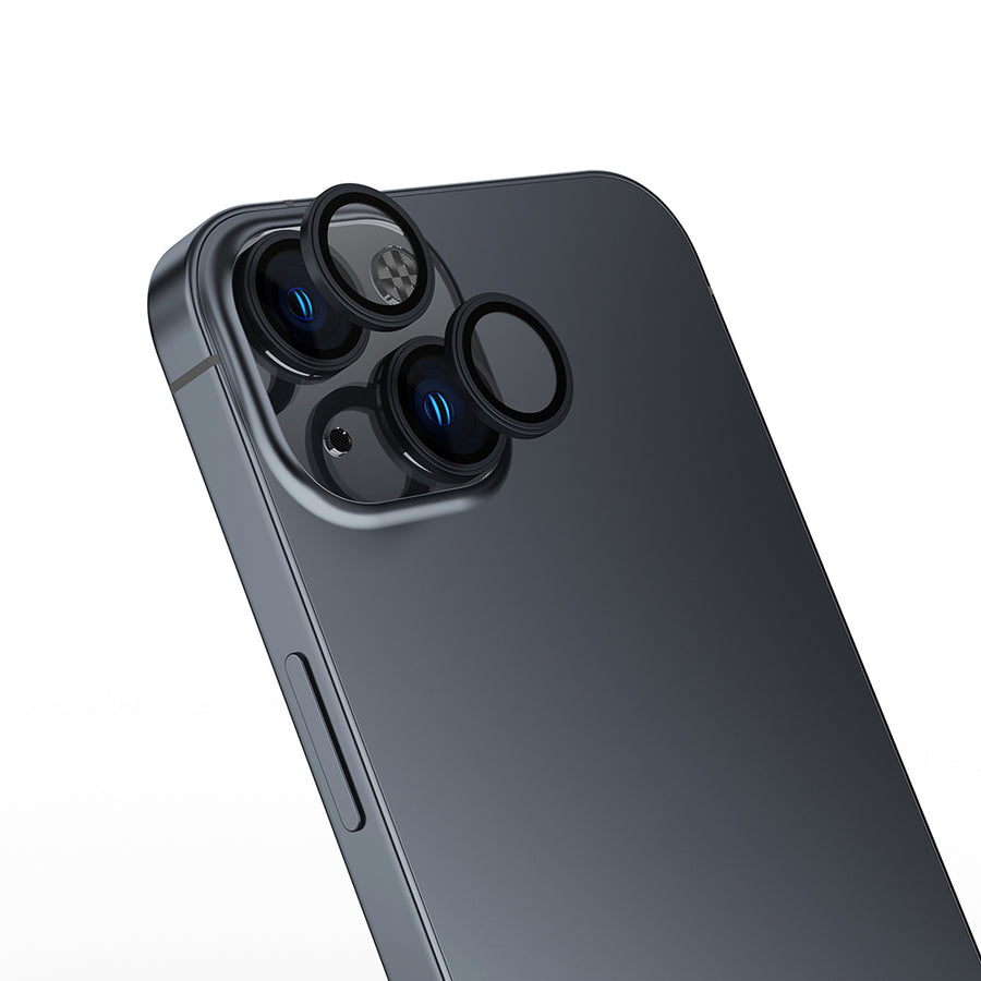 iPhone 13 Zore Mikro Kamera Lens Koruyucu - Siyah