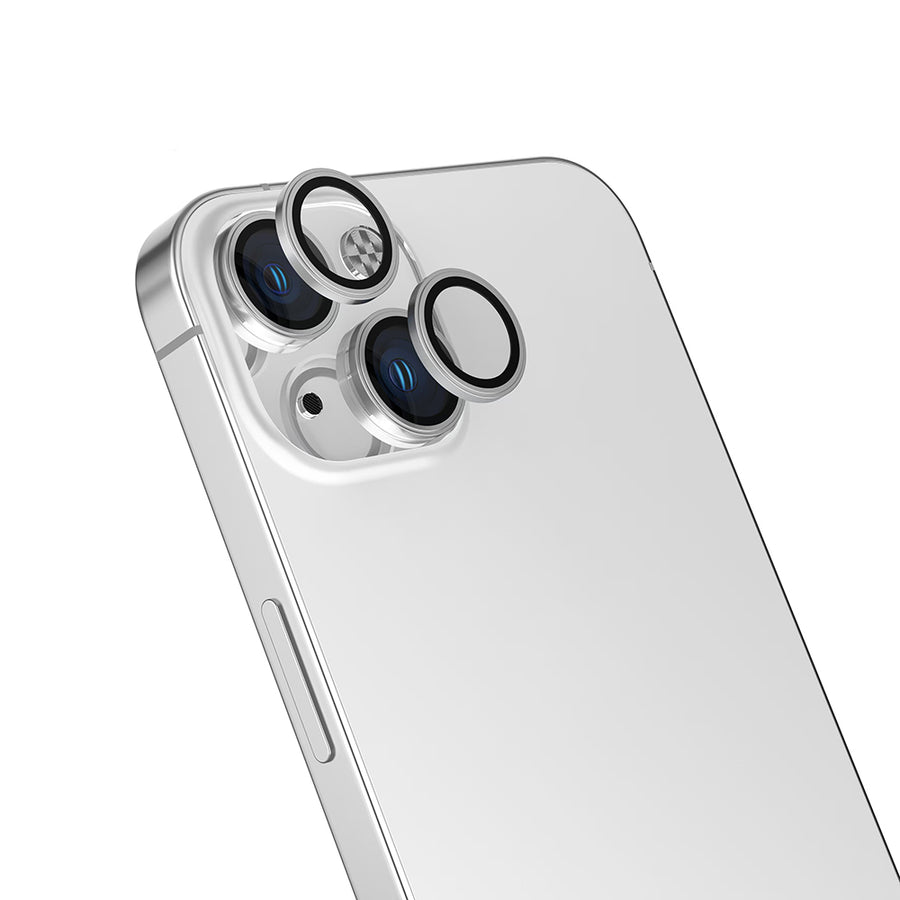 iPhone 13 Zore Mikro Kamera Lens Koruyucu - Gümüş