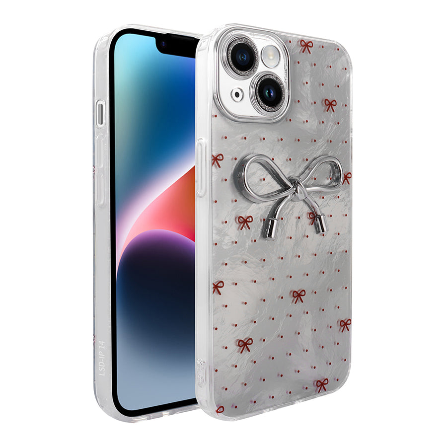iPhone 14 Kılıf Kamera Korumalı Figürlü Zore Ponti Silikon Kılıf - Açık Mavi