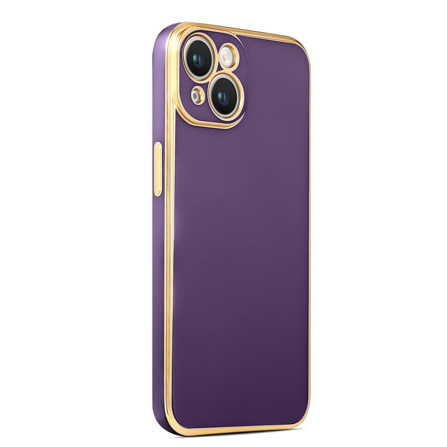 iPhone 14 Kılıf Zore Bark Kılıf - Derin Mor